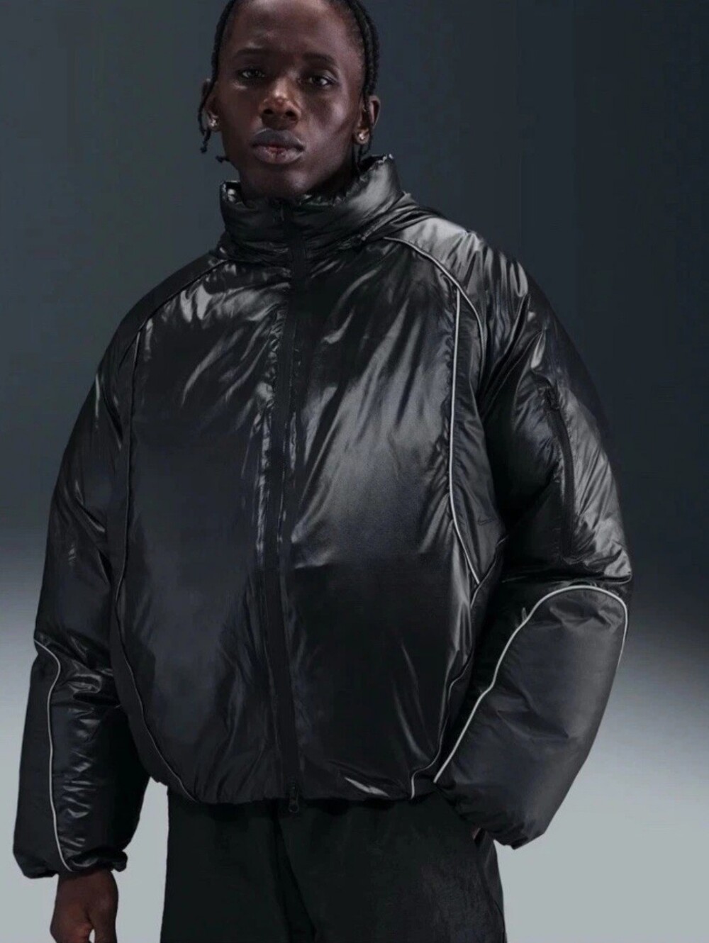 Nike Tech Bubble Jacket Black Anthracite Puffer Men’s Size XXL II3869-010 $450